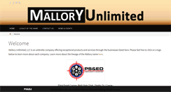 Desktop Screenshot of malloryunlimited.com