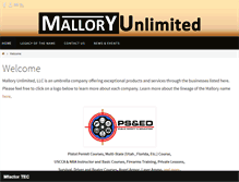 Tablet Screenshot of malloryunlimited.com